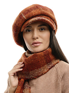 Комплект: Кепка/шарф, Модель: BIANKA Brugmasia, цвет: терракот