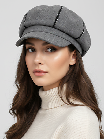 Кепка ROXETTE серый (пальтовый кашемир)